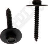 APDTY 164134 Splash Shield Retainer Self-Tapping Flange Hex Head Pack of 2
