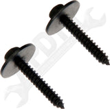 APDTY 164134 Splash Shield Retainer Self-Tapping Flange Hex Head Pack of 2