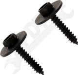 APDTY 164135 Splash Shield Retainer Self-Tapping Flange Hex Head  Pack of 2