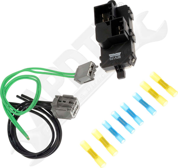 APDTY 164137 Blower Motor Resistor Kit With Harness