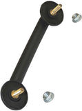 APDTY 166805x2 Black Footman Loop Kit Set of 2 Replaces 55176422K