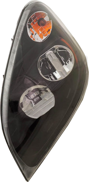 APDTY 166846 LED Headlight Assembly; Blacked Out; Left (Driver-Side)