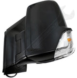 APDTY 166848 Side View Mirror Assembly; Manual-Adjust; With Turn Signal; Left