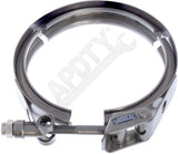 APDTY 167325 Quick Release Exhaust V-Band Clamp (Flanges Up To 4.63" OD)