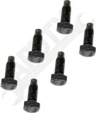 APDTY 167333 Torque Converter Mounting Bolt (Pack Of 6; M8 X 1.25 X 18.00)