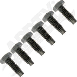 APDTY 167333 Torque Converter Mounting Bolt (Pack Of 6; M8 X 1.25 X 18.00)