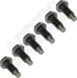APDTY 167333 Torque Converter Mounting Bolt (Pack Of 6; M8 X 1.25 X 18.00)