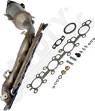 APDTY 167394 Manifold Converter - Not Carb Compliant
