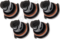 APDTY 170114 Engine Oil Drain Plug w/ O-ring Gasket; Plastic (Pack Of 5)