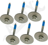 APDTY 170115 Frame To Body Mount Mounting Bolt Set; Grade 10.9; Pack Of 6