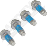APDTY 170117 Driveshaft Hex Head Flange Lock Bolt (Set Of 4)