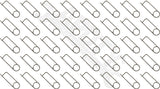 APDTY 170118 Stainless Steel Reusable Locking Safety Pin; 3/64" Dia; Pack Of 40