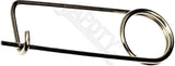 APDTY 170118 Stainless Steel Reusable Locking Safety Pin; 3/64" Dia; Pack Of 40