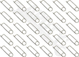 APDTY 170119 Stainless Steel Reusable Locking Safety Pin; 1/16" Dia; Pack Of 30