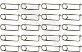APDTY 170120 Stainless Steel Reusable Locking Safety Pin; 3/32" Dia; Pack Of 20