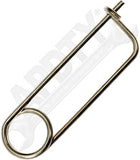 APDTY 170120 Stainless Steel Reusable Locking Safety Pin; 3/32" Dia; Pack Of 20