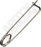 APDTY 170121 Stainless Steel Reusable Locking Safety Pin; 1/8" Dia; Pack Of 10