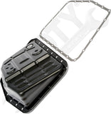 APDTY 170127 CVT Transmission Oil Pan With Gasket & Drain Plug (22-Hole Pan)