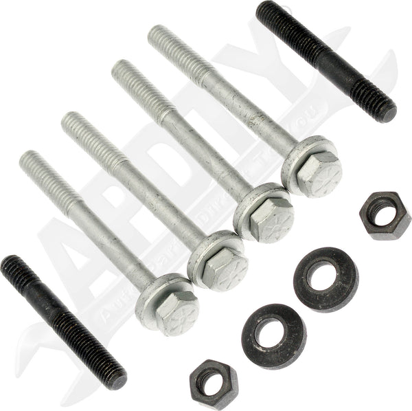 APDTY 170130 Exhaust Manifold Bolt & Stud Hardware Kit; 318 or 360; 5.2L or 5.9L