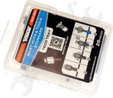 APDTY 170170 Rivet Nuts And Hand Tool Kit - #10-24, 1/4-20, 5/16-18