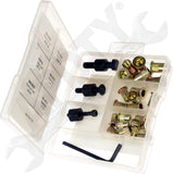 APDTY 170170 Rivet Nuts And Hand Tool Kit - #10-24, 1/4-20, 5/16-18