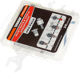 APDTY 170171 Rivet Nuts And Hand Tool Kit - Metric M5, M6, M8
