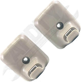 APDTY 170255 Sun Visor Retainer Clip Holder Set Tan