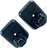 APDTY 170256 Sun Visor Retainer Clip Holder Set Black