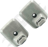 APDTY 170257 Sun Visor Retainer Clip Holder Set Grey