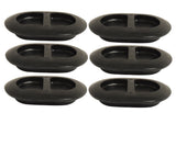 APDTY 170258x6 Rubber Floor Drain Plugs (Qty-6) 20-23 Gladiator & 14-23 Wrangler