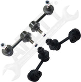 APDTY 170374 Stabilizer Sway Bar End Link Bushing Set Front & Rear, Left & Right