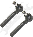 APDTY 170386 Outer Tie Rod End Pair; Front Left & Right Set