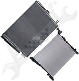 APDTY 170393 Radiator & AC Condenser Kit w/ Transmission Oil Cooler