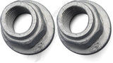 APDTY 170396x2 Axle Spindle Shaft Nuts; Front Set; 36mm Hex; Replaces 6506454AA