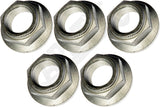 APDTY 170396x5 Axle / Spindle Nut Shop Pack Of 5; Hex Size 36mm; 4WD; Quantity 5
