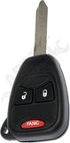 APDTY 170552 Keyless Remote 3 Button