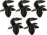 APDTY 170614x5 Hood Release Cable Plastic Retainer Clip; Set Of 5; 4814094