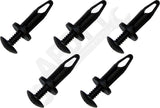 APDTY 170617x5 Push Pin Retainer Fender Clip Kit; 5-Pack; M6x20; 6509135AA