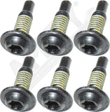 APDTY 170629 M6 Mounting Bolts; Set Of 6; M6-1.0 x 20mm; Replaces 6504212