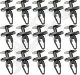 APDTY 170634 Push Pin Retainers; Set Of 15; M6.5x17.5mm; Replaces 6508863AA