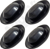 APDTY 170637x4 Rubber Body Plug; Trunk; Floor Pan; Qty-4; Replaces 4440294