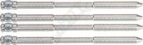 APDTY 170656x2 Brake Caliper Pin Kit; Front; 4Pack; 6-Piston Brembo (68203105AA)