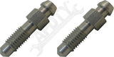 APDTY 170792x2 Brake Bleeder Screw Set; Front Left And Right; Replaces 5191242AA