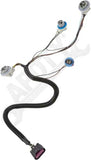 APDTY 170815 Tail Light Bulb To Vehicle Wiring Harness; Flat 5-Pin; Rear L or R