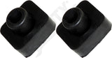 APDTY 170838x2 Radiator Rubber Isolator; Lower Right & Left; Replaces 52079884AA