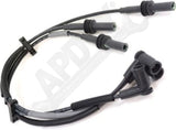 APDTY 170850 Spark Plug Wires; Set Of 3; Fits 3.7L V6 Engines; Replace 5149211AE
