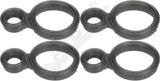 APDTY 170918 Spark Plug Well Gaskets; Set Of 4; 2.4L L4; Replaces 5047439AB