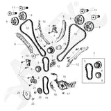 APDTY 171084 Oil Pump Drive Chain; 3.6L Engine; Replaces 68312674AA