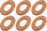 APDTY 171134 Fuel Injector Seal Kit; Set Of 6; Lower; Replaces 5072722AA