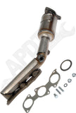 APDTY 171141 Manifold Converter - CARB Compliant